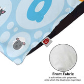 Indigifts Half-N-Half Alphabate Letters Printed Kids Cushion